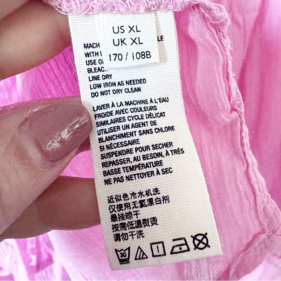 Free People Clemence Button Down in Pink - Picture 7 of 15